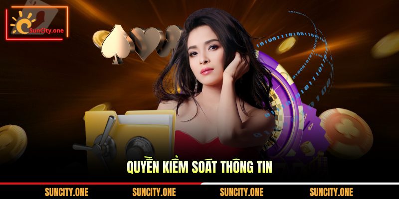 Quyền kiểm soát thông tin