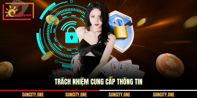Trách nhiệm cung cấp thông tin